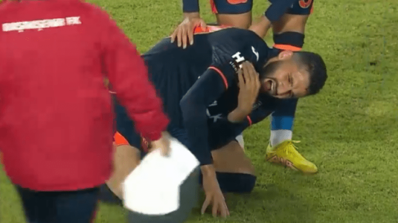 بِالفيديو: توبة يُصاب