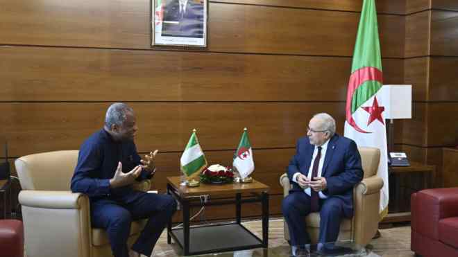 الجزائر ونيجيريا تلتزمان بإنجاز خط أنابيب الغاز العابر للصحراء