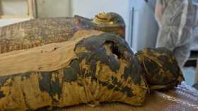 بالفيديو.. وجه المومياء المصرية الحامل بعد إعادة بنائه