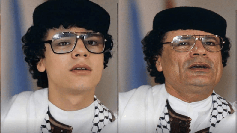 حفيد القذافي صورة طبق الأصل له.. هل هي أصلية؟