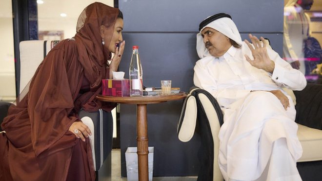 بالصور.. أحدث ظهور للشيخة موزا في حفل افتتاح كأس العالم بقطر