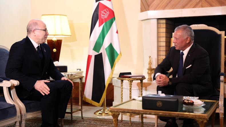 ملك الأردن عبد الله الثاني يستقبل أيمن بن عبد الرحمان