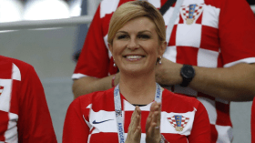 الحنان الكروي لرئيسة كرواتيا صنع الحدث في مونديال روسيا