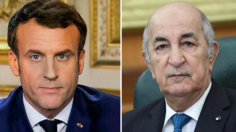 الرئيس تبون يتلقى اتصالا هاتفيا من نظيره الفرنسي إيمانويل ماكرون