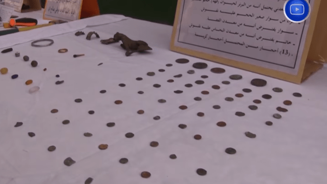 الدرك الوطني بسطيف يوقف 4 أشخاص ويحجز 70 قطعة أثرية