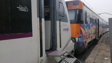 Plus de 150 passagers légèrement blessés après un accident de trains en Espagne