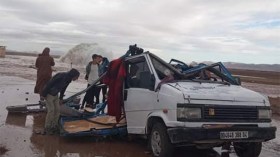 انفجار في القناة تحويل المياه من سد بني هارون إلى سد كدية لمدور بباتنة