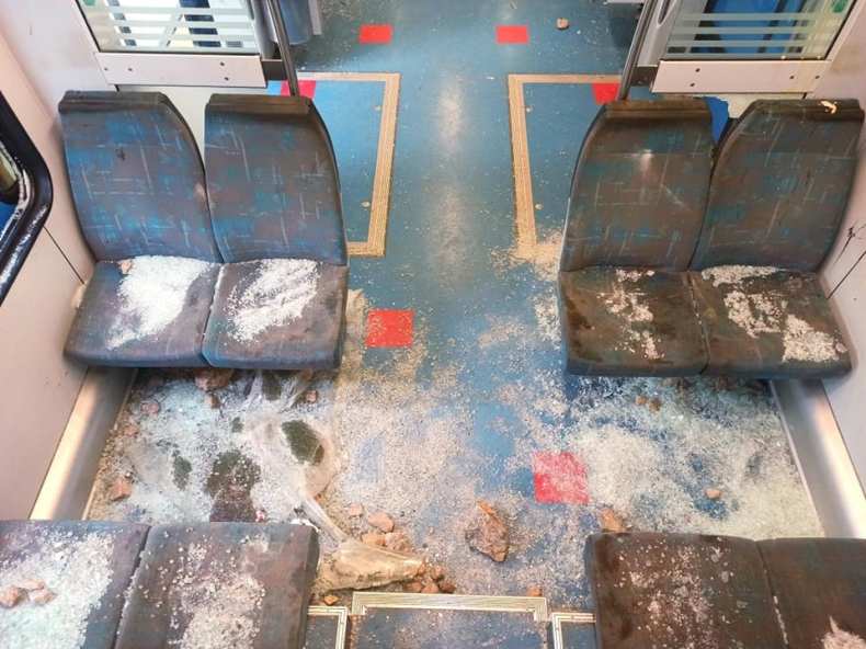 Un train Thenia-Agha caillassé: 16 repris de justice arrêtés