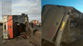 “الشروق” تنقل تفاصيل مأساة وفاة 9 ركّاب بانقلاب حافلة