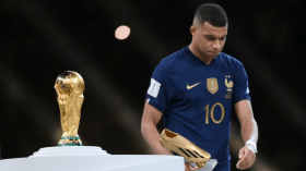 مبابي يعلّق على احتفال حارس الأرجنتين