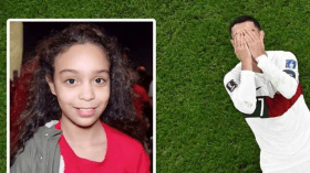 طفلة مغربية تتعرّض لأزمة نفسية بعد تهكمها على رونالدو (فيديو)