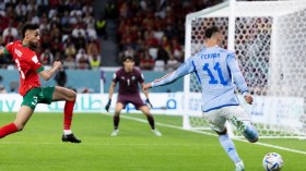 منتخب المغرب في ربع نهائي المونديال