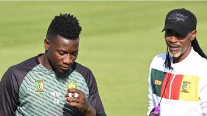 بِالفيديو: العلاقة ساءت بين مدرب الكاميرون وحارسه أونانا