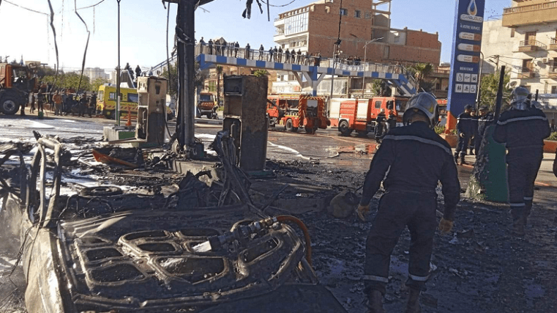 حريق في محطة وقود كاد يُحدث كارثة بوهران