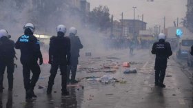 بِالفيديو: الشرطة البلجيكية توقف 53 شخصا من أنصار المنتخب المغربي