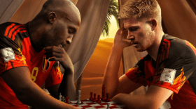 دي بروين ولوكاكو على طريقة ميسي ورونالدو