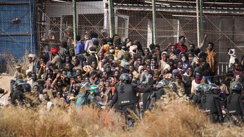 جمعية مغربية: 77 مهاجرا إفريقيا مفقودا منذ مجزرة مليلية