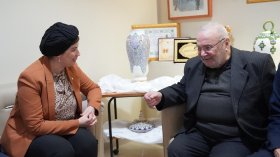 وزيرة الثقافة تستقبل الداعية محمد راتب النابلسي