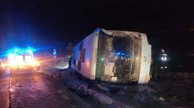 3 وفيات و10 جرحى في انقلاب حافلة لنقل المسافرين بالجباحية