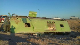 ورقلة: وفاة شخص وإصابة 18 آخرين في انقلاب حافلة