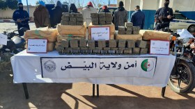 حجز 5 قناطير من الكيف المعالج في البيض والشلف