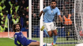 محرز: سعيد بالمستوى الذي قدمته