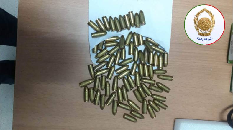 Batna: Une opération de contrebande déjouée, des armes à feu et des munitions saisies