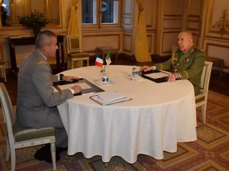 Saïd Chanegriha s’entretient en tête-à-tête à Paris avec son homologue français