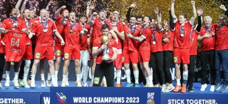 Handball: Le Danemark champion du monde en battant la France en finale
