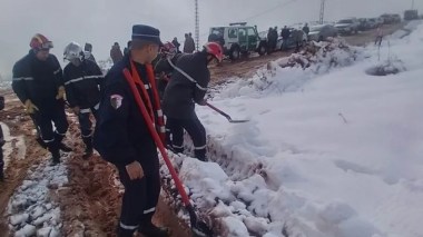 4 femmes prises au piège par la neige sauvées à Constantine (PHOTOS)
