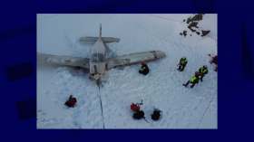 (Vidéo)Italie: Un avion de tourisme atterrit en urgence à plus de 2000 m d’altitudes dans les Alpes