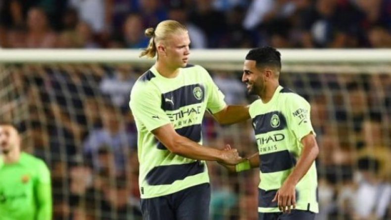 هالاند: محرز سبب قدومي إلى “السيتي”