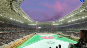 جانب من حفل افتتاح كأس أفريقيا للمحليين