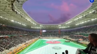 جانب من حفل افتتاح كأس أفريقيا للمحليين