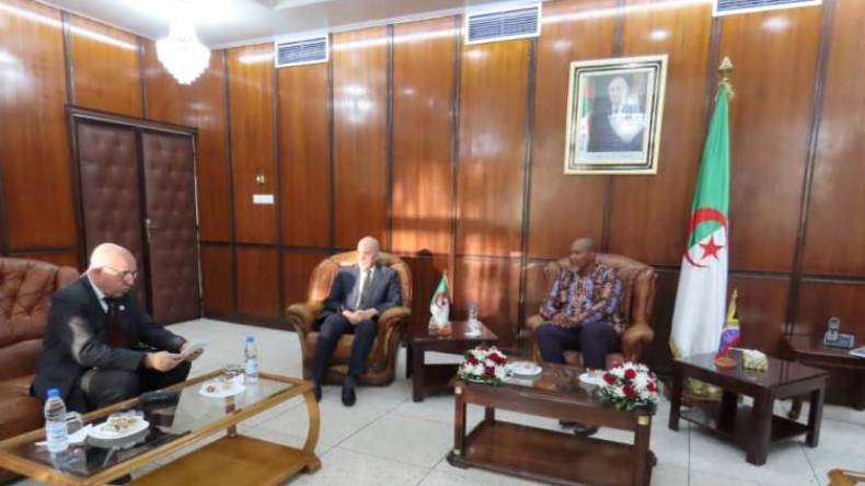 وزير الصحة يستقبل حفيد نيلسون مانديلا