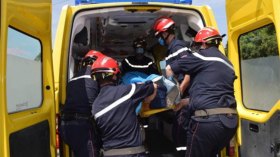 تفحم حارسي حظيرة داخل هيكل مركبة بوهران