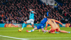 محرز: الفوز على تشيلسي مهم والسباق نحو اللقب ما زال طويلا