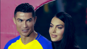 جورجينا تتحدث باللغة العربية في السعودية (فيديو)