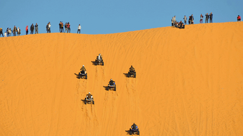 إقبال قياسي على تاغيت مع نهاية السنة