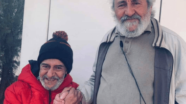 “لقاء العمالقة”..  عثمان عريوات يزور صديقه ورفيق فنه صالح أوقروت