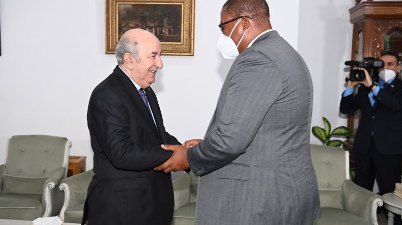 الرئيس تبون يستقبل حفيد مانديلا