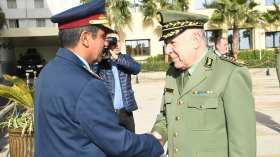 الفريق أول السعيد شنقريحة يستقبل رئيس أركان القوات المسلحة القطرية