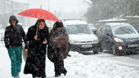 أمطار عبر 26 ولاية وثلوج على مرتفعات 800 متر