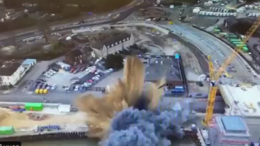 Une bombe de la Seconde guerre mondiale explose en Angleterre