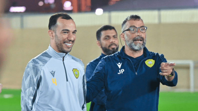 بالصور.. هكذا تم استقبال بلعمري في تدريبات الوصل الإماراتي
