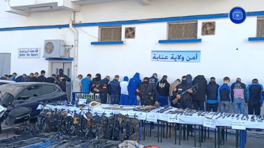 أمن عنابة يفكّك أخـــطر عصابة أحياء خطيرة تضم 59 شخصا