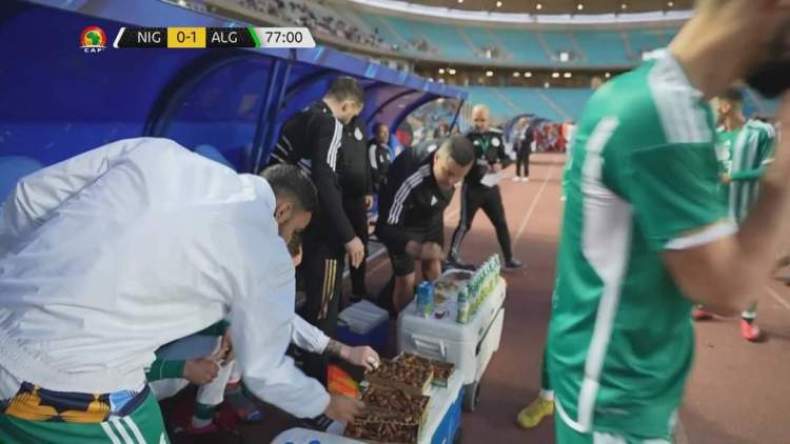 لقطة طريفة لكن محمودة في مباراة الجزائر والنيجر