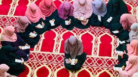 حملة “حفيدات عائشة”.. 40 فتاة ترتدين الحجاب الشرعي بالوادي