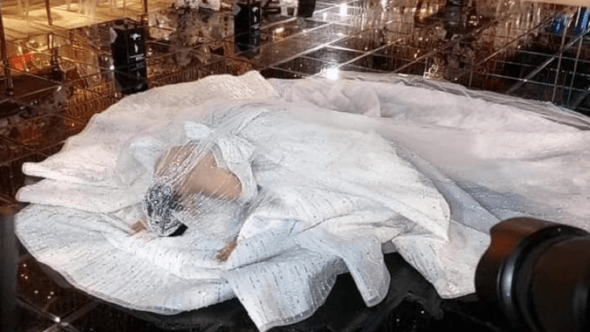 بعد ضجة سجودها في حفل زفافها.. شاهد رد زوجة فنان مصري!