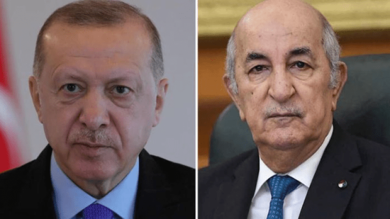 أردوغان: بحثت مع الرئيس تبون سبل التوصّل إلى حلّ لأزمة السودان